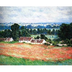 Field of Poppies Giverny by Claude Oscar Monet - Art gallery oil...