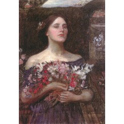 Gather Ye Rosebuds, Ophelia 1908 by John William Waterhouse-Art...
