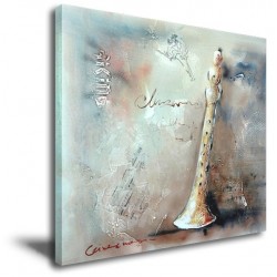 Suona Horn - Hand-Painted Musical Home decor wall art canvas Painting