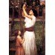 Gathering Almond Blossoms 1916 by John William Waterhouse-Art gallery oil painting reproductions