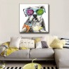 Chilling Dog - Hand-Painted Modern Home decor wall art oil Painting