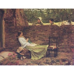 Good Neighbours 1885 by John William Waterhouse-Art gallery oil...