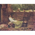 Good Neighbours 1885 by John William Waterhouse-Art gallery oil...