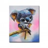 Cute Little Sloth - Hand-Painted Modern Home decor wall art oil Painting