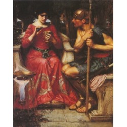 Jason and Medea 1907 by John William Waterhouse -Art gallery oil...
