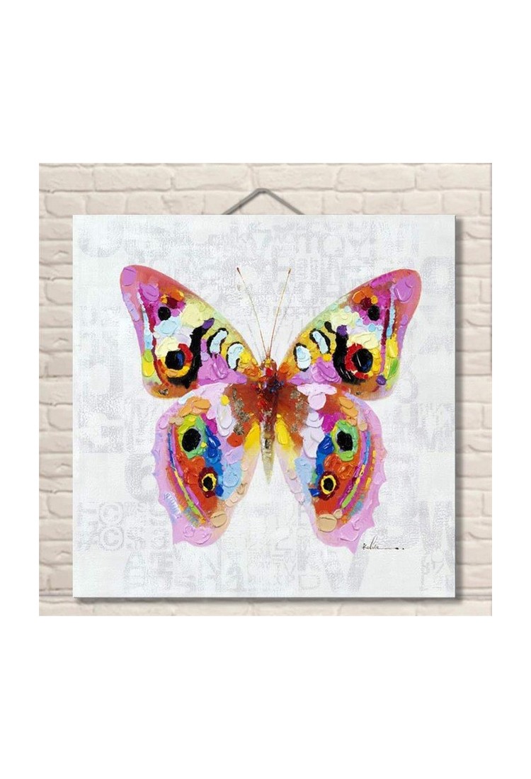 Colorful Butterfly - Hand-Painted Modern Home decor wall ...