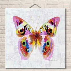 Colorful Butterfly - Hand-Painted Modern Home decor wall art oil Painting
