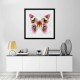 Colorful Butterfly - Hand-Painted Modern Home decor wall art oil Painting