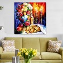 Shabbat Table - Jewish Art