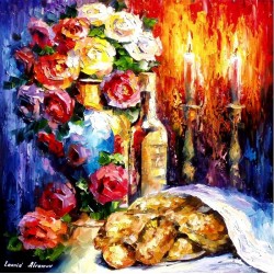 Shabbat Table2 - Jewish Art