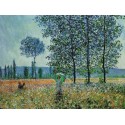Fields in Spring By Claude Monet