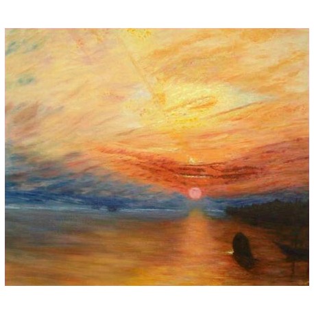 Sunset (c.1833) by Joseph Mallord William Turner