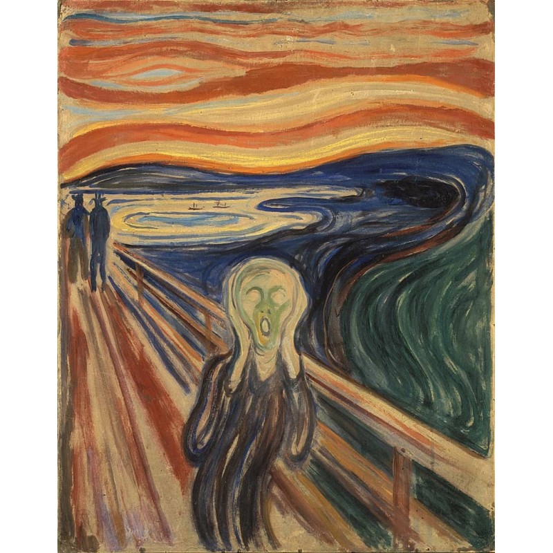 The Scream 1893 by Edvard Munch