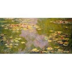 Water Lilies by Claude Oscar Monet - Art gallery oil painting...