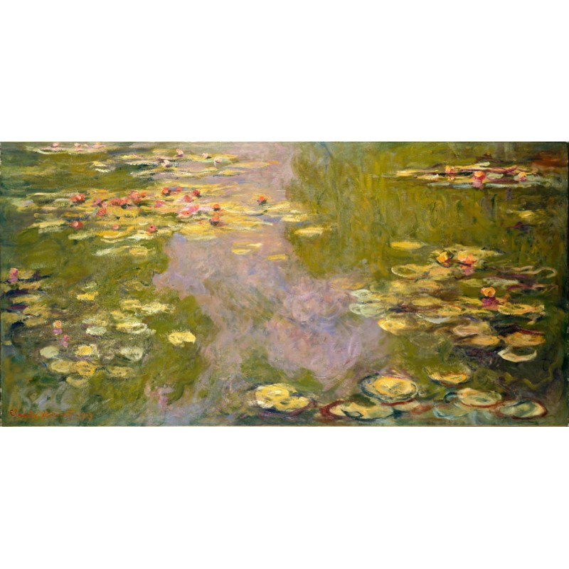 Water Lilies by Claude Oscar Monet - Art gallery oil painting...