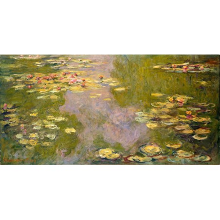 Water Lilies by Claude Oscar Monet - Art gallery oil painting...