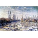 Floating Ice Near Vetheui by Claude Oscar Monet - Art gallery oil...
