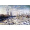 Floating Ice Near Vetheui by Claude Oscar Monet - Art gallery oil...