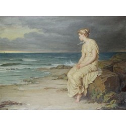 Miranda 1875 by John William Waterhouse-Art gallery oil painting...