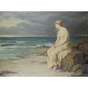 Miranda 1875 by John William Waterhouse-Art gallery oil painting...
