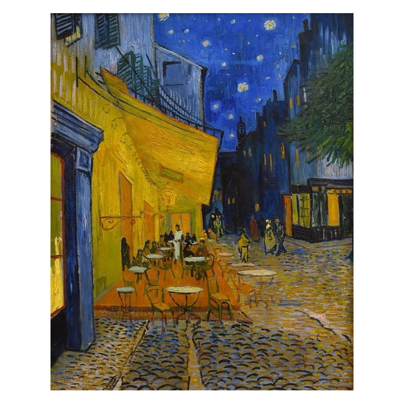 Cafe Terrace At Night, 1888 by Vincent Van Gogh - Art gallery oil...