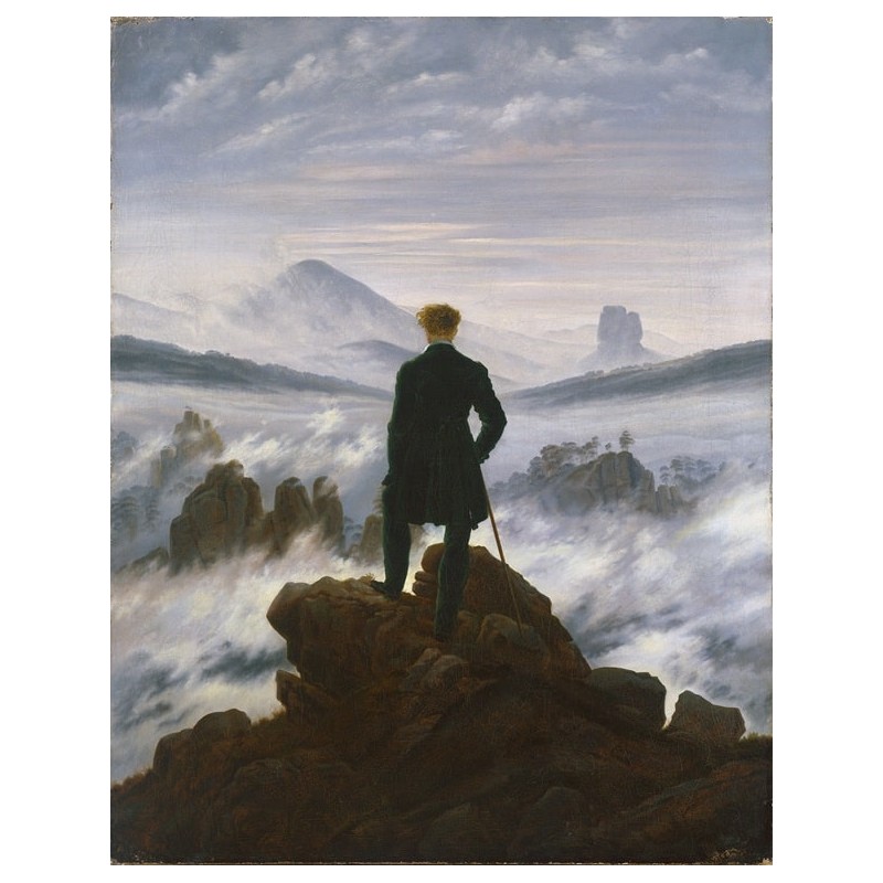 Wanderer Above The Sea Of Fog By Caspar David Friedrich