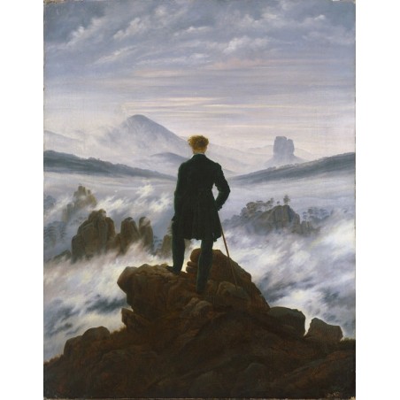 Wanderer Above The Sea Of Fog By Caspar David Friedrich