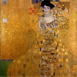 Adele Bloch Bauer by Gustav Klimt- Art gallery oil painting...