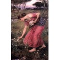 Narcissus 1912 by John William Waterhouse-Art gallery oil painting...