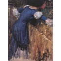 Picking Flowers, Study 1900 by John William Waterhouse-Art gallery...