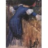 Picking Flowers, Study 1900 by John William Waterhouse-Art gallery...