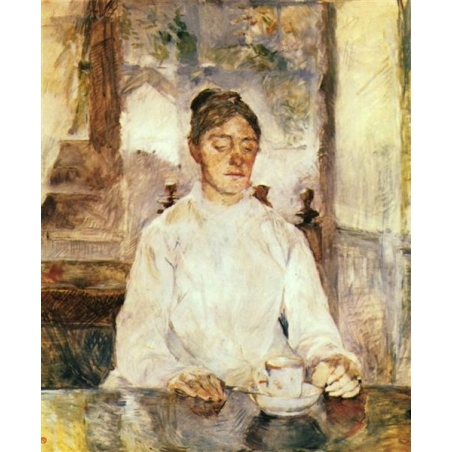 Countess Adèle de Toulouse-Lautrec at Breakfast 1881