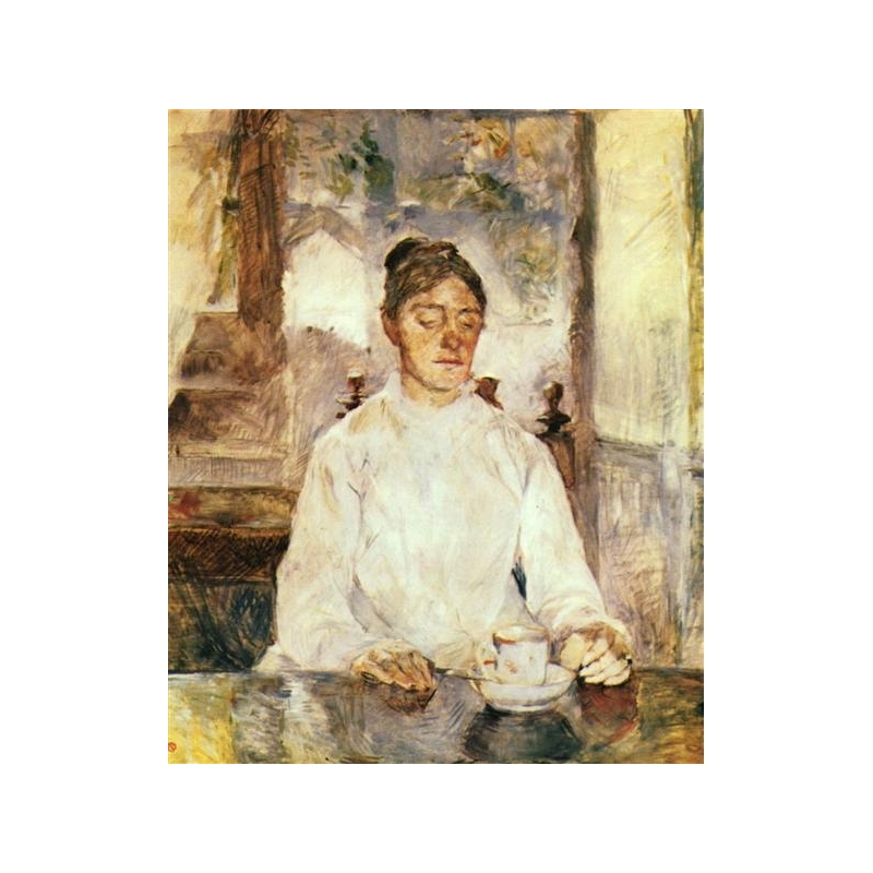 Countess Adèle de Toulouse-Lautrec at Breakfast 1881