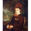 Portrait of a Young Woman 1875-78 by John William Waterhouse-Art...