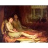 Sleep and His Half Brother Death 1874 by John William Waterhouse-Art gallery oil painting reproductions