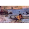 The Merman 1892 by John William Waterhouse-Art gallery oil...