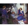 The Unwelcome Companion - The Annunciation 1914 by John William...