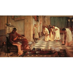 The Favorites of the Emperor Honorius 1883 by John William Waterhouse-Art gallery oil painting reproductions