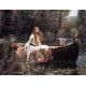 The Lady of Shallot 1888 by John William Waterhouse-Art gallery oil painting reproductions