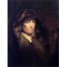A Bust of an Old Woman-The Artists Mother 1629-31 by Rembrandt...