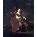 A Heroine from the Old Testament 1632 by Rembrandt Harmenszoon van...