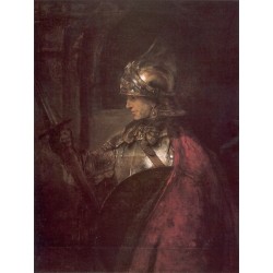 A Man in Armour 1655 by Rembrandt Harmenszoon van Rijn-Art gallery...