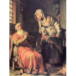 Tobit and Anna with the Kid 1626 by Rembrandt Harmenszoon van Rijn...