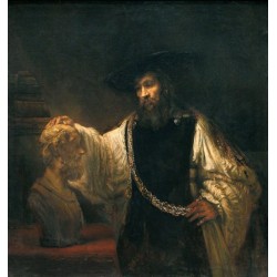 Aristotle with a Bust of Homer 1653 by Rembrandt Harmenszoon van...