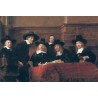 The Syndics 1663 by Rembrandt Harmenszoon van Rijn-Art gallery oil painting reproductions