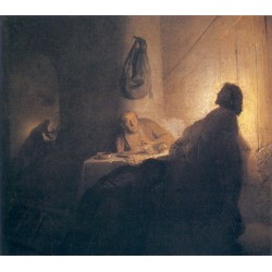 The Supper at Emmaus 1629 by Rembrandt Harmenszoon van Rijn-Art...