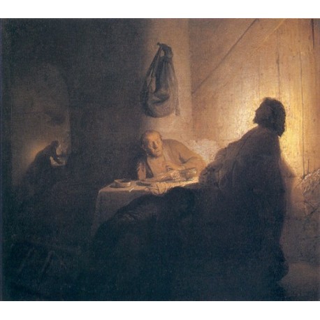 The Supper at Emmaus 1629 by Rembrandt Harmenszoon van Rijn-Art...
