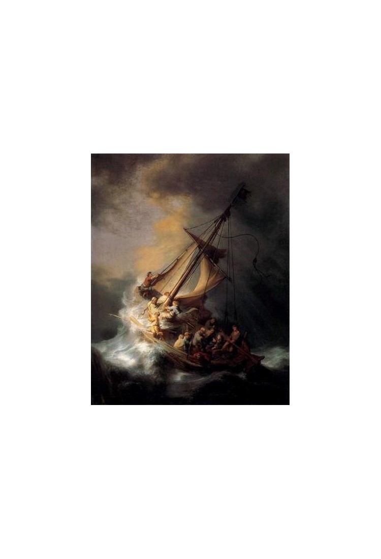 The Storm on the Sea of Galilee by Rembrandt Harmenszoon van...