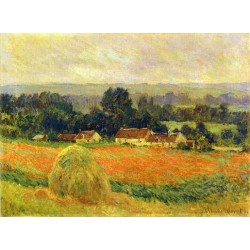 Haystack at Giverny by Claude Oscar Monet - Art gallery oil...