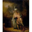 David and Jonathan 1642 by Rembrandt Harmenszoon van Rijn-Art...